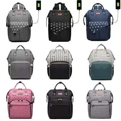 Large Multi-use Mummy Backpack Changing Maternity School Bag Rucksack • £15.99