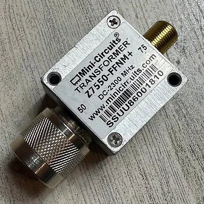 Z7550-FFNM+ Mini Circuits 10MHz 950-2300 MHz 1:1.5 CORE & WIRE TRANSFORMER • $69.99