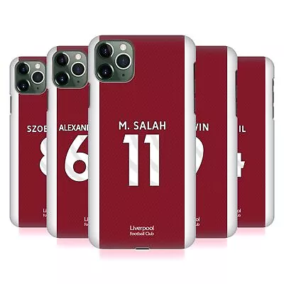 LIVERPOOL FC LFC 2023/24 PLAYERS HOME KIT HARD BACK CASE FOR APPLE IPHONE PHONES • $19.95
