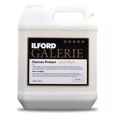 Ilford Galerie Canvas Protect Semi-Matt 4L Coating Solution Liquid Laminate • £148.24