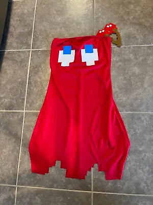 Leg Avenue Pacman Blinky Red Tube Dress Costume Size Small • $20