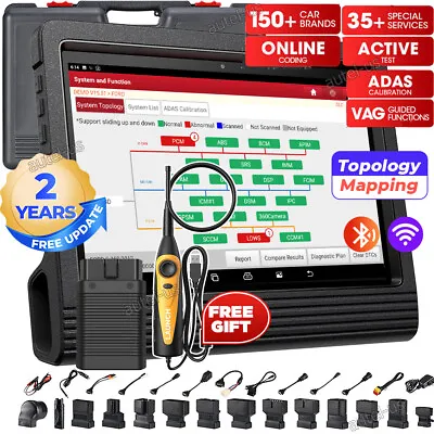 2024 LAUNCH X431 PRO3S+ V+ PRO Bidirectional Car Diagnostic Scanner Key Coding • $969