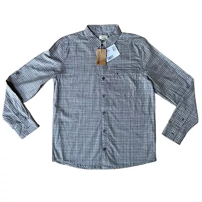 BNWT Mountain Warehouse Shirt Size Medium Check Country To Coast Grey Mens • £12