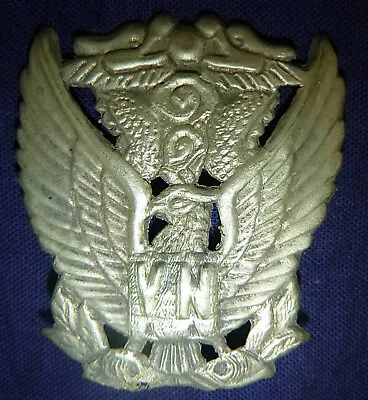 HAT / CAP BADGE - SOUTH AIR FORCE - Officer - VNAF - 1960's - Vietnam War Z.225 • $65