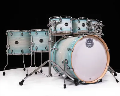 Mapex Armory 7pc Studioease Fast Toms Shell Pack - Ultramarine • $1318.99
