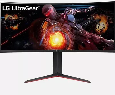 LG UltraGear 34GP63A-B 34'' QHD HDR VA LED Curved Gaming Monitor • $264