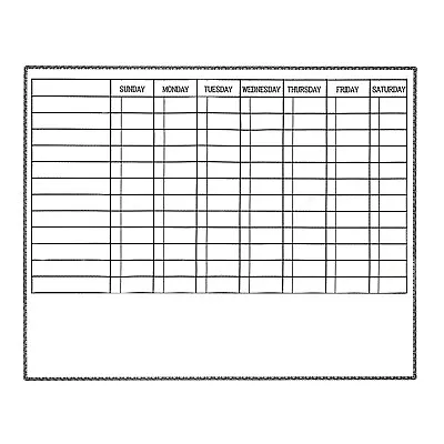 Magnetic Dry Erase Board For Kids Chores Whiteboard Weekly Chore Chart 17X20'' • $14.95