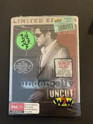 Underbelly Uncut Steelbook DVD NEW Region 4 New & Sealed • £17.99