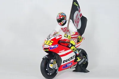 Minichamps Ducati Desmosedici GP11.2 Valentino Rossi 2011 Racing 1/12 Figure Jp • $330.99