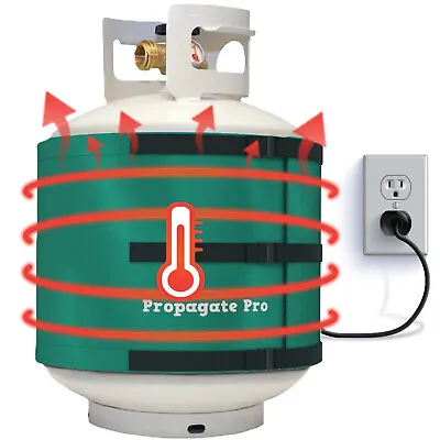 20LB Propane Gas Tank Heating Wrap Insulated Cover 5 Gal Bucket Cylinder Warmer • $69.97