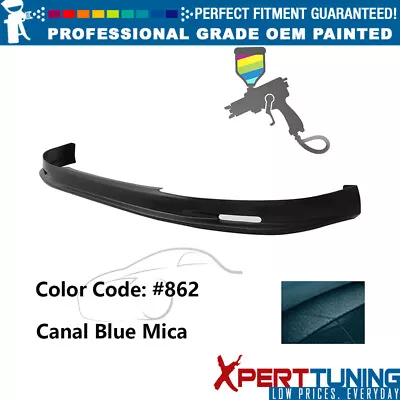 For 99-00 Honda Civic JDM Mugen Front Bumper Lip Spoiler PP #862 Canal Blue Mica • $231.99