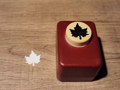 Emagination MAPLE LEAF Paper Punch Button Style Autumn Fall 1/2   • $7.50