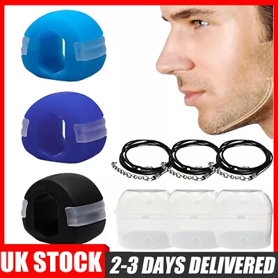 Jawline Exerciser Jaw Face Neck Trainer Toner Facial Ball Anti-Wrinkle Toning UK • £9.89