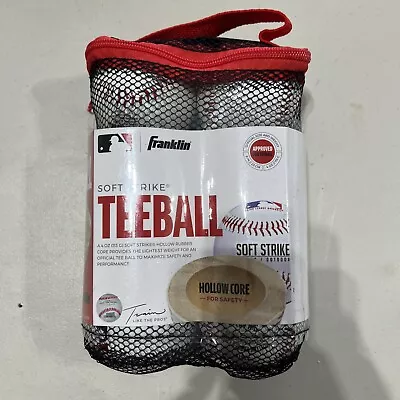 Franklin Sports Soft Strike Teeballs Hollow Core Set Of 6 / 4 Oz Balls New  • $19.99