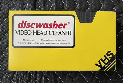 Discwasher Video Head Cleaner VHS Format Tape VCR Audio Video Vintage • $8.99