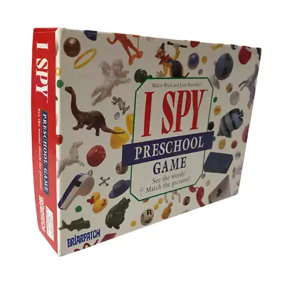 I Spy Preschool Game By Briarpatch Vintage 1997 See The Words Match The Pictures • $11.49