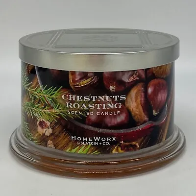 HomeWorx By Harry Slatkin & Co. Chestnuts Roasting Candle 18 Oz New • $35