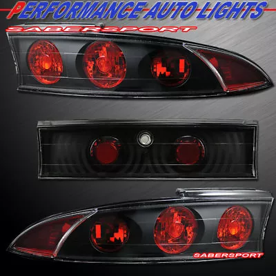 Set Of 3pcs Black Altezza Style Taillights For 1995-1999 Mitsubishi Eclipse • $99.99