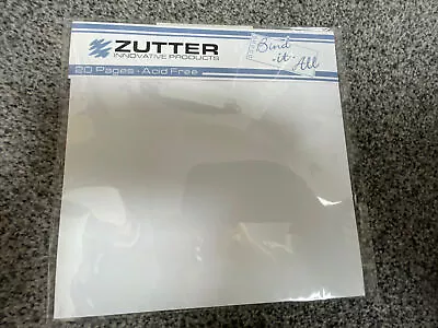 Zutter 20 Pages For Bind It All - Scrapbooking Inserts 8 X 8” • £3.99