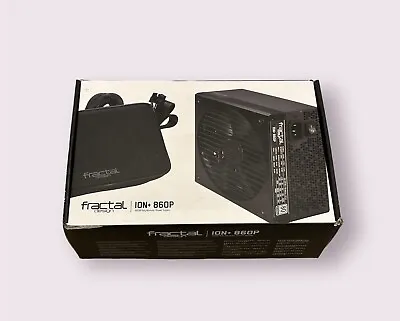 Fractal Design Ion+ 860p 80+ Platinum 860w 850w PSU Fully Modular Power Supply • £110