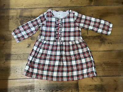 Baby Girl Cute Tartan Summer Dress Special Occasion Size 2 Years Gap Worn Once • £5.99