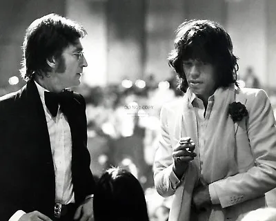 Two Rock Music Legends: John Lennon & Mick Jagger  8x10 Publicity Photo (az-142) • $8.87