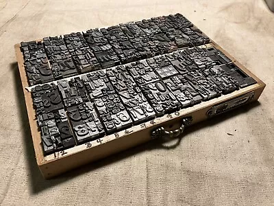 £64 • Buy STUNNING LETTERPRESS PRINT ARTWORK PRINTING TYPE WHOPPING 3.6kg