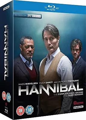 HANNIBAL 1-3 (2013-2015) FBI Lecter KIller Drama TV Season Series RgB BLU-RAY Sp • $54.95