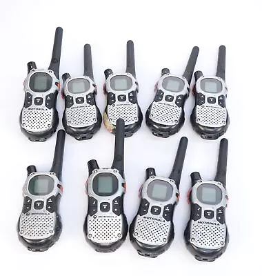 Lot Of 9 Motorola MJ270R GMRS Two-Way Radio *Parts/Repair* • $49.99