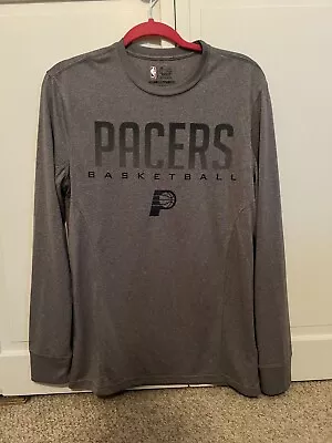 Indiana Pacers NBA Long Sleeve Shirt Men's Grey • $10