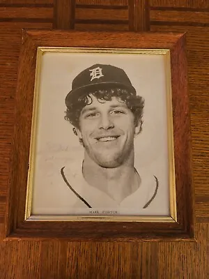 Mark Fidrych Detroit Tigers Autographed 8×10  Vintage Picture • $12.99