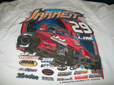 Vintage 2013 LOGAN JARRETT #29 J&J Trucking USAC Sprint Car XL T-Shirt NASCAR • $9.99