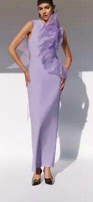 Carla Zampatti 10 Lilac Dress BNWT NEW • $529