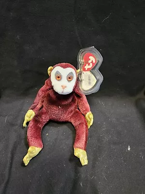 TY Beanie Baby - THE MONKEY Chinese Zodiac 8  2000 With Swing Tags • $4