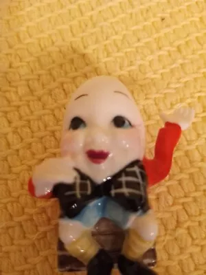 Humpty Dumpty  Vintage Bone China Nursery Rhyme Figure  • $19.95