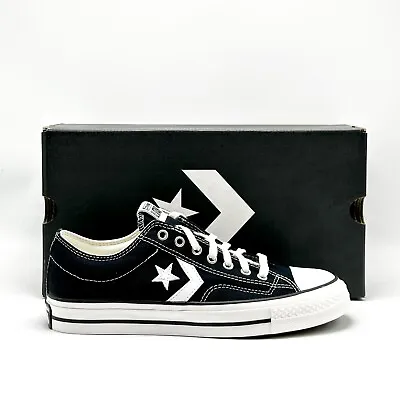 *NEW* Unisex CONVERSE Star Player 76 LOW TOP Vintage Black / White (A01607C) • $68.88