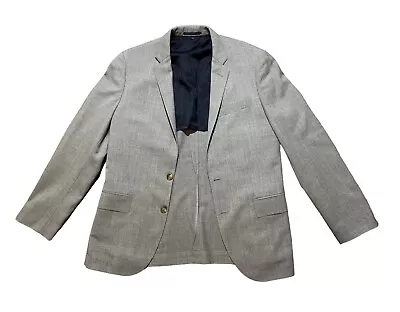 J. CREW Ludlow Mens Gray Italian Wool Tollegno 1900 Sport Coat Jacket Blazer 38S • $46.75