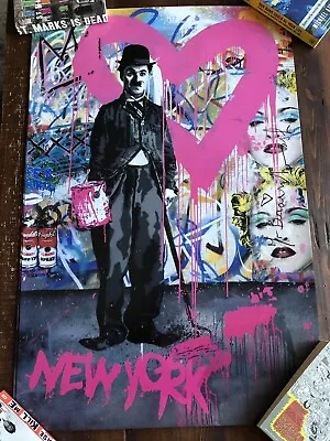 Mr. Brainwash Original Poster From 2010 Icons Exhibit Nyc - Kaws - Banksy • $110