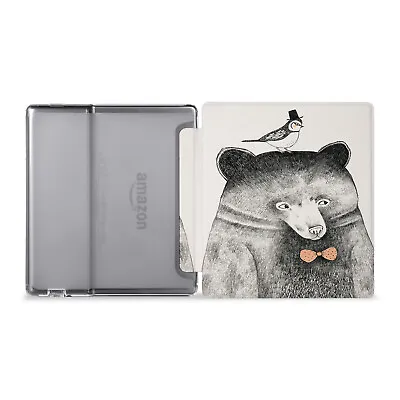 $19.99 • Buy Bear Flip Case Cover For Amazon Kindle Oasis 7 Inch 2022