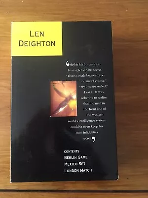 £8 • Buy Game, Set & Match - Len Deighton W H Smith Limited Slip-case Comp. 1992
