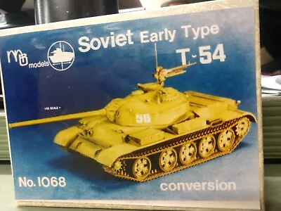 Vintage MB Models 1068 Russian Soviet T-54  Turret 1/35 Resin Conversion Kit • $24.99