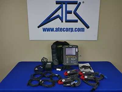 AEMC 8335 PowerPad 3 Phase/4 Channel Power Quality Analyzer W/ (4) MN193 Probes • $2758.50