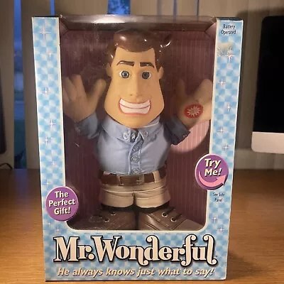 2003  MR. WONDERFUL   BATTERY OPERATED TALKING DOLL Brand New In Box • $67.49