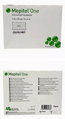 Mepitel One 3  X 4  (7.5 X 10 Cm) Box X 10 Exp 04/28/2026 💞 Soft Silicone Wound • $16.95