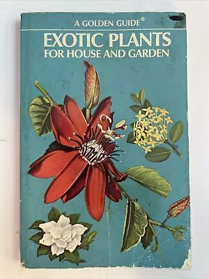 $12.89 • Buy VINTAGE Golden Nature Guide EXOTIC Plants Home & Garden HOUSEPLANTS Hobby