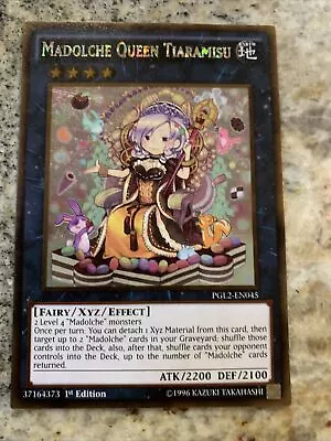 Yugioh! Madolche Queen Tiaramisu 1st Edition PGL2-EN045 LP • $29