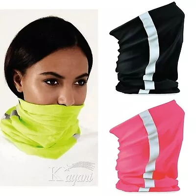 £4.99 • Buy Beechfield Morf Enhanced HI VIZ Snood Hat Scarf Neck Face Cover Reflective