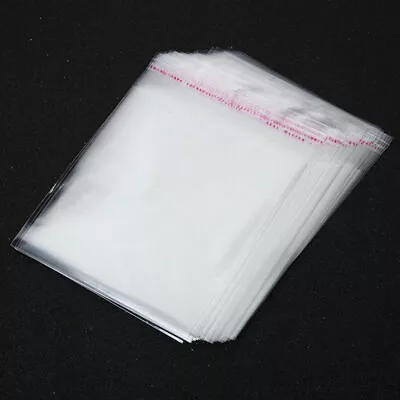 Clear Cellophane Cello Bags Plastic OPP Card Display Self Adhesive Peel Seal • $211.76