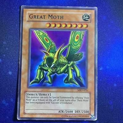 Yu-Gi-Oh! TCG Great Moth Metal Raiders Mrd-070 Unlimited Rare • $0.99