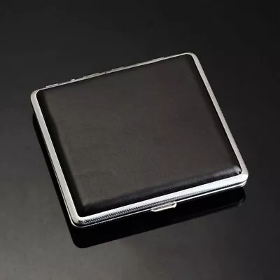 £4.49 • Buy METAL CIGARETTE CASE  Holder With  Storage Tobacco Ash Pouch 20 Cigarettes Gift